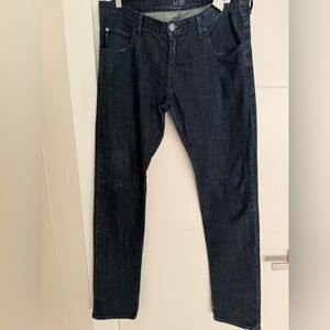 Armani Jeans Men's Deep Indigo Straight Jeans